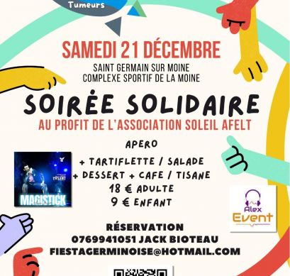 Soirée solidaire Complexe Sportif Saint Germain sur Moine